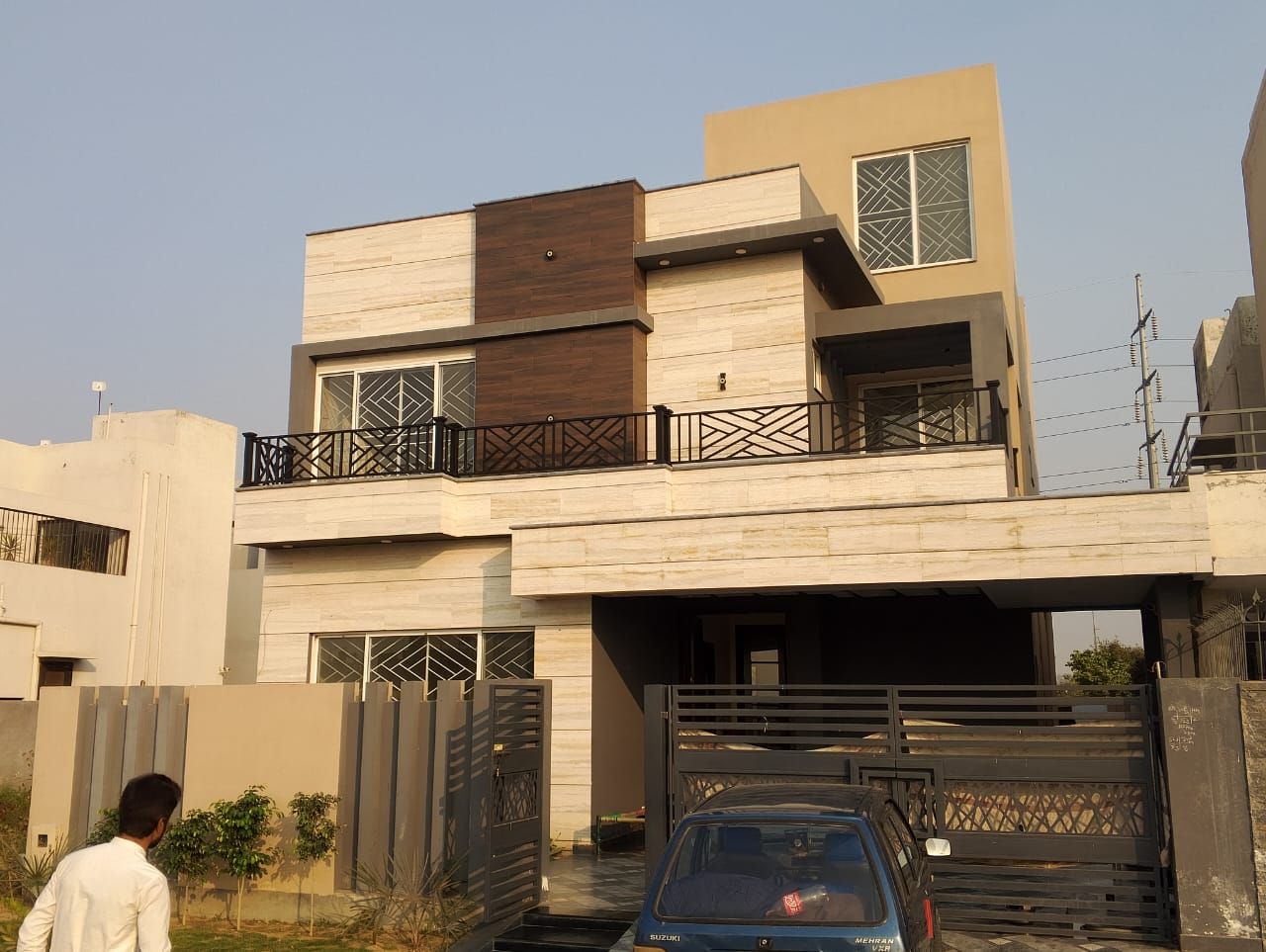 Front elevation of a completed home by Bunyad Allied